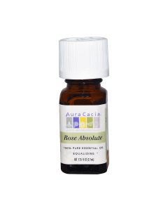 Aura Cacia Rose Absolute Essential Oil bottle