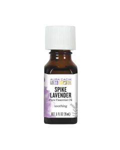 Aura Cacia Spike Lavender Essential Oil Bottle