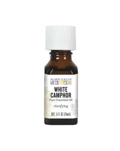 Aura Cacia White Camphor Essential Oil Bottle