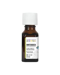 Aura Cacia Wintergreen Essential Oil bottle