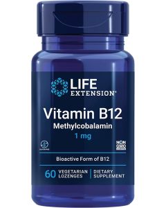 Life Extension Vitamin B12 Methylcobalamin 1mg bottle