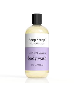 Premium Beauty Lavender Vanilla Vegan Body Wash 17 Oz Deep Steep
