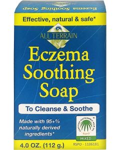 Natural Ingredients Eczema Soothing Soap Bar 4 Oz All Terrain box