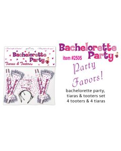 Bachelorette Party Tiaras and Tooters Supplies