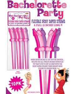 Bachelorette 12 inch Dicky Straws
