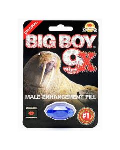 Big Boy 9X Male Enhancement Pill Product packaging