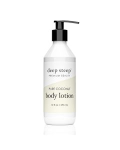 Pure Coconut Vegan Body Lotion 10 Oz Deep Steep Premium Beauty