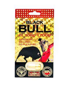 Black Bull El Toro 17000 Premier Male Enhancer Gold Pill For 12 Days