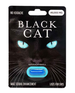 Black Cat 49000mg Male Enhancement Blue Tablet
