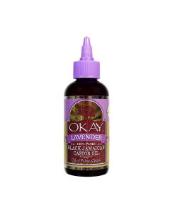 OKAY Pure Naturals Black Jamaican Castor Oil Lavender 4oz