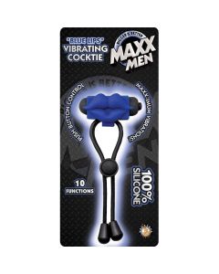Blue Lips Vibrating Cocktie Silicone Maxx Men