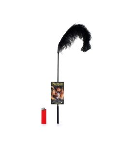 Body Ostrich Tickler Black Sexy 