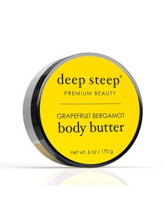Premium Beauty Grapefruit Bergamot Body Butter 6 Oz Vegan Deep Steep