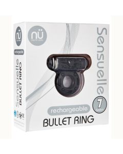 Sensuelle Bullet Ring Black