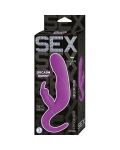 Orgasm Bunny Silicone Dual Motors Purple Sex