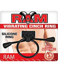 Vibrating Cinch Silicone Ring RAM