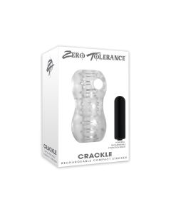 Crackle Rechargeable Compact Stroker Clear