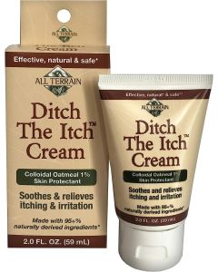 Natural Ditch The Itch Cream 2 Oz Natural Ingredients All Terrain