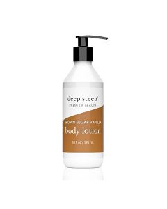 Deep Steep Brown Sugar Vanilla Lotion Front View