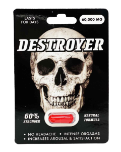 Destroyer 60000mg Male Enhancement Red Capsule