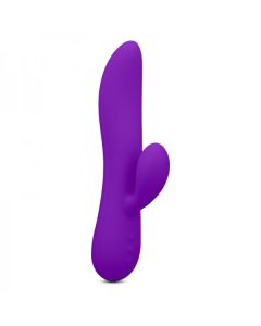 Selfie Toy Drill Vibrator Purple Intimate Waterproof Rechargeable Silicone