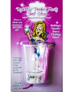 Light Up Pecker Party Shot Glass