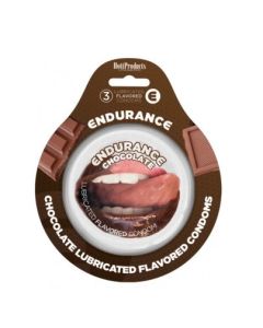 Endurance Flavored Condoms Chocolate 3Pk