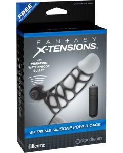 Vibrating Extreme Silicone Power Cage Fantasy X-tensions