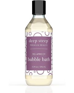 Premium Beauty Fig Apricot Bubble Bath 10 Oz Vegan Deep Steep 