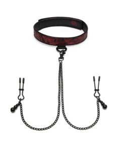 Fifty Shades Of Grey Sweet Anticipation Collar Nipple Clamps