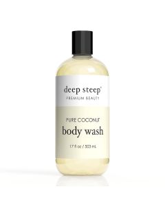 Pure Coconut Vegan Body Wash 17 Oz Deep Steep Premium Beauty