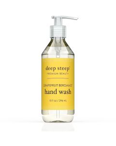 Vegan Grapefruit Bergamot Hand Wash 10 Oz Deep Steep Premium Beauty