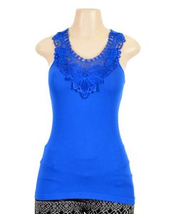 Women Seamless Solid Color Trim Tamk Top GH09 WK Apparel Lingerie
