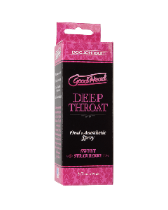 GoodHead Sweet Strawberry Deep Throat Oral Anesthetic Spray