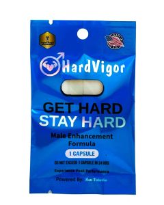 HardVigor Get Hard Stay Hard 1 Pill Pack Male Enhancement