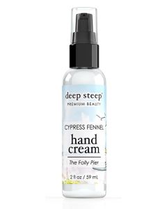 Cypress Fennel Vegan Hand Cream The Folly Pier 2 Oz Deep Steep 