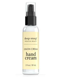 Vegan Lemon Cream Hand Cream 2 Oz Deep Steep Premium Beauty