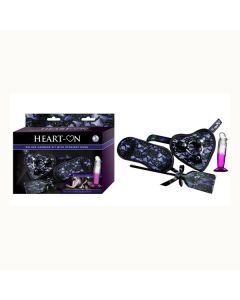 Heart-On Deluxe Harness Kit With Straight Dong Purple