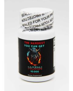 Horn 10000 Natural Stamina Booster Supplement Front
