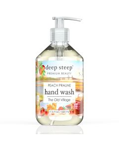 Peach Praline Vegan Hand Wash 17.6 Oz Deep Steep Premium Beauty