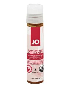 System Jo Certified Organic Flavored Lubricant Strawberry Fields 1 Oz