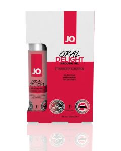 System Jo Oral Delight Arousal Gel Strawberry Pleasure 1 Oz