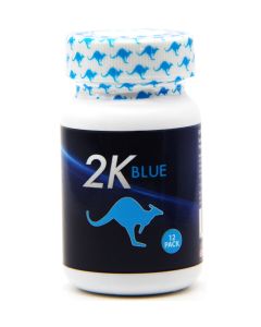 Kangaroo 2K Blue Alpha 3000 Male Enhancement 12 Pills Bottle