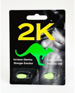 Kangaroo Green 2k Male Enhancer Pill Package of 2 