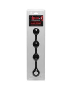 Kink Anal Essentials Weighted Silicone Anal Balls Black
