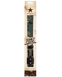 Kinky Camo Ball Gag NS Novelties Vinyl / Canvas