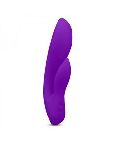 Selfie Leaf Vibrator Toy Purple Intimate Waterproof Rechargeable Silicone