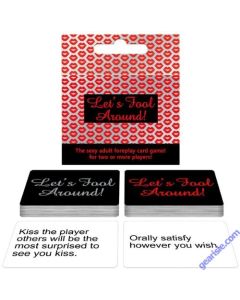 Let's Fool Around Adult Foreplay Game Card