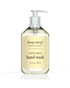 Premium Beauty Lemon Cream Liquid Vegan Hand Wash 17.6 Oz Deep Steep