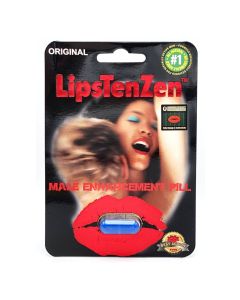 LipsTenZen 2250mg/pwr Triple Maximum Genuine Natural Enhancement for Men 1 Pill by SX Power Co